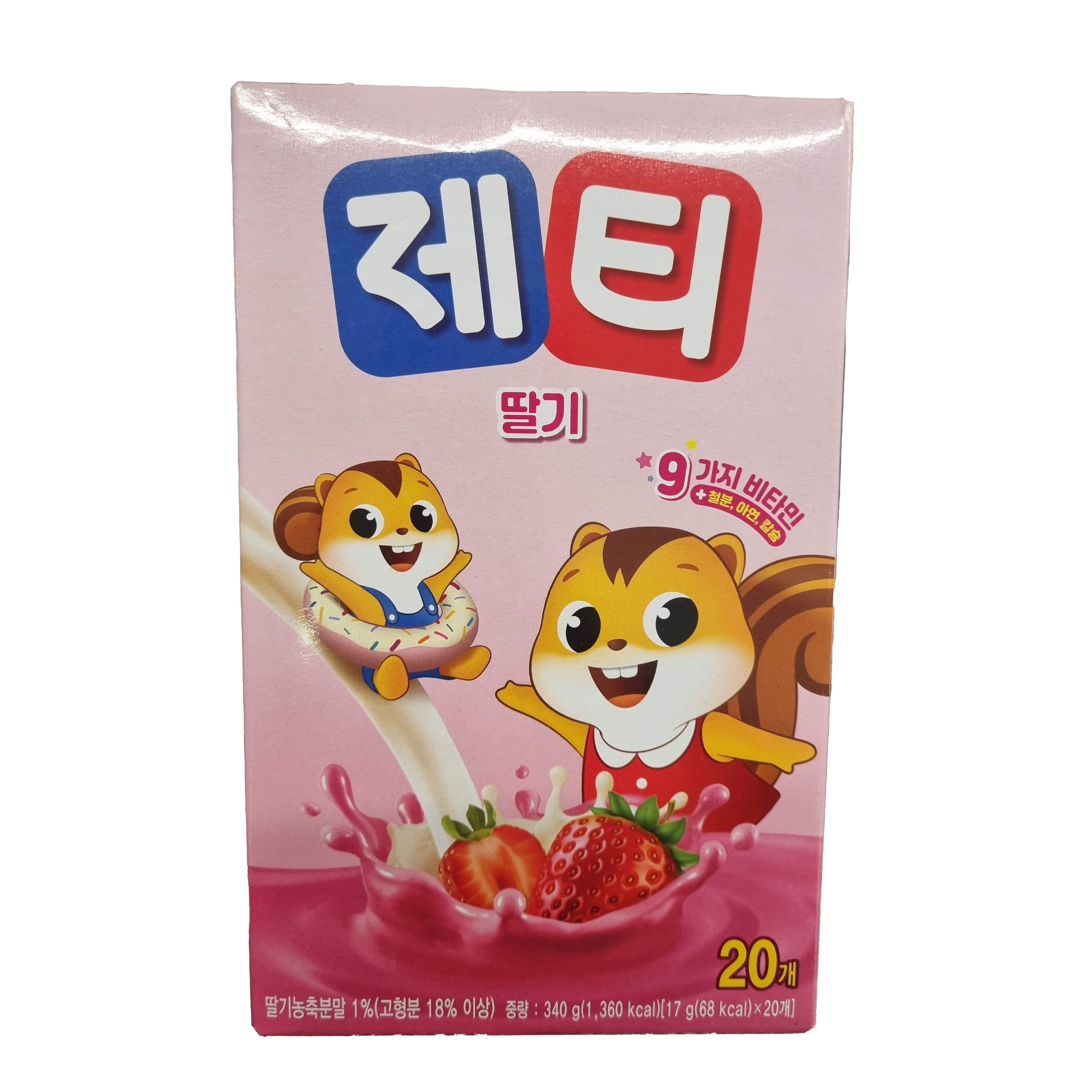 DONGSEO Jetty strawberry 제티 딸기 17g*20p